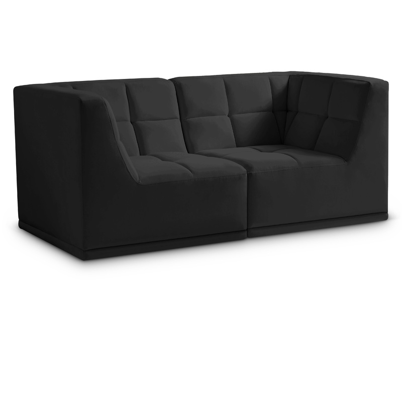 Relax – Modular Sofa – 2 Seats Black