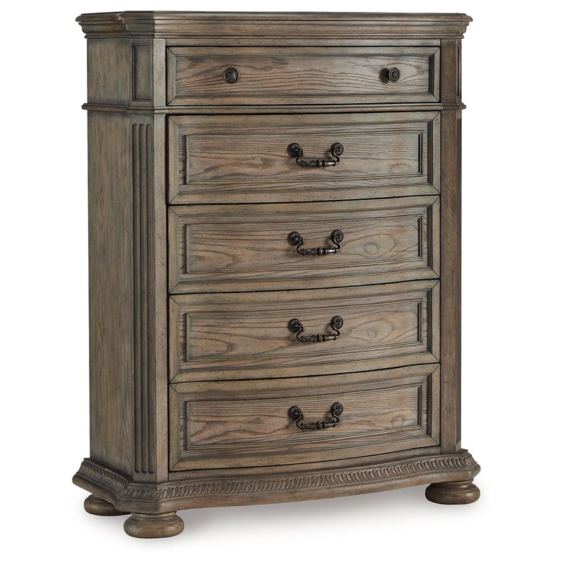 Ardenfield – Light Brown – Five Drawer Chest
