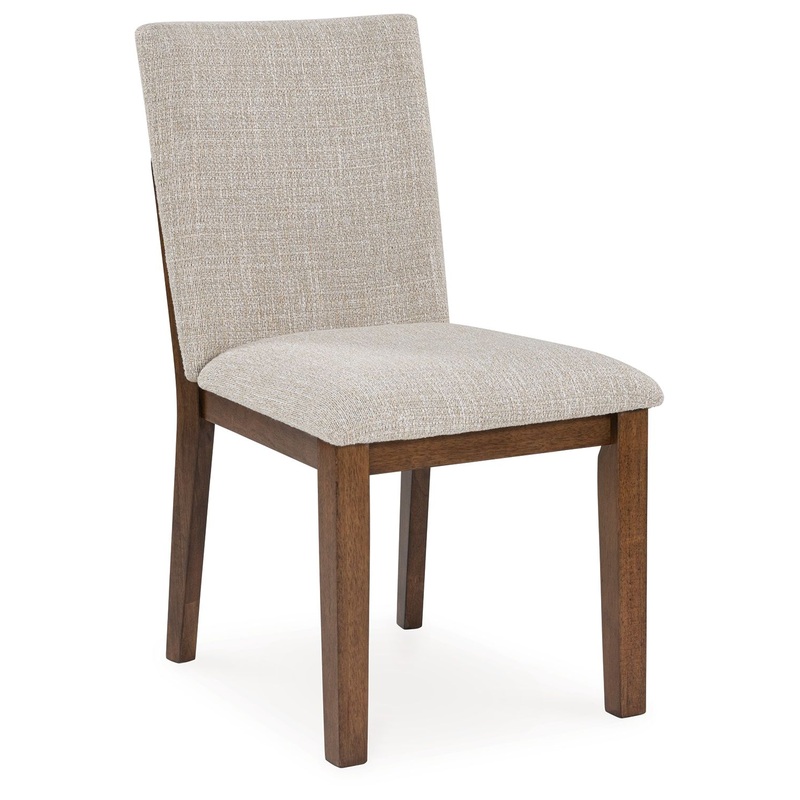 Kraeburn – Beige / Brown – Dining Upholstered Side Chair (Set of 2)