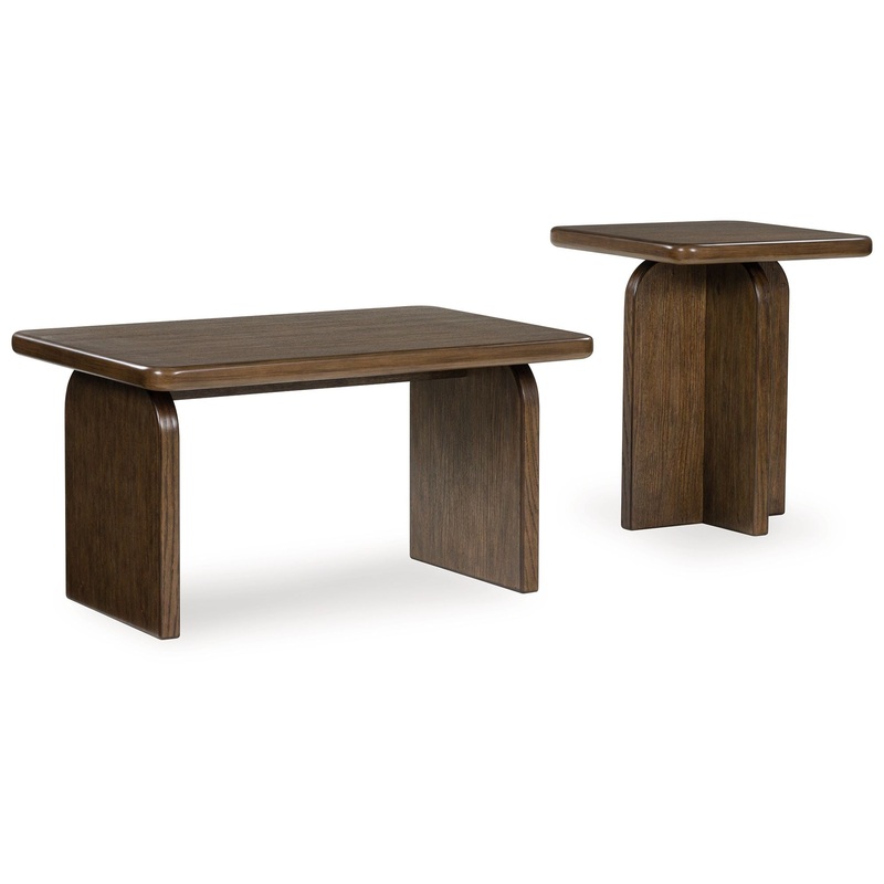 Shawbeck – Medium Brown – Occasional Table Set (Set of 2)