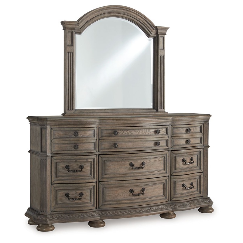 Ardenfield – Light Brown – Dresser And Mirror