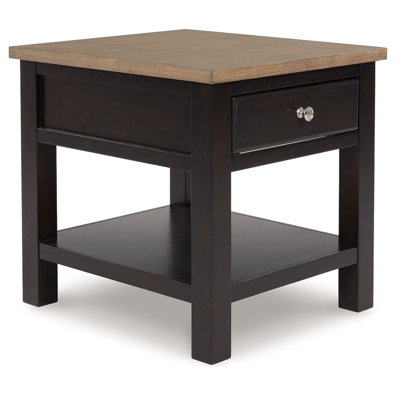 Drazmine – Brown – Rectangular End Table