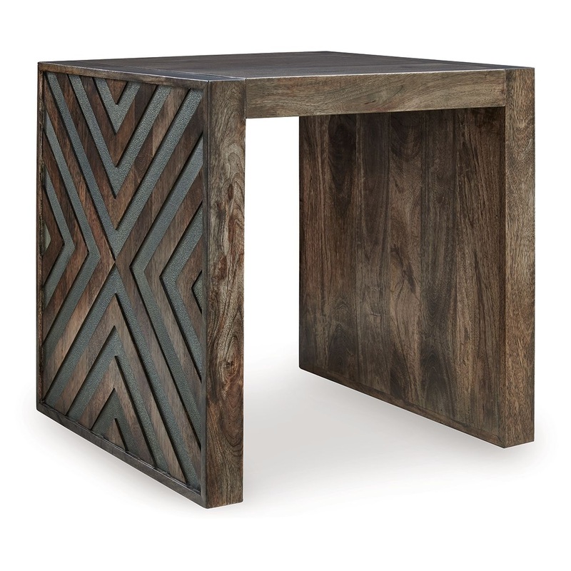 Dreggan – Brown – Square End Table