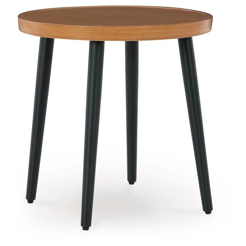 Horizon Hall – Two-tone Brown – Round End Table