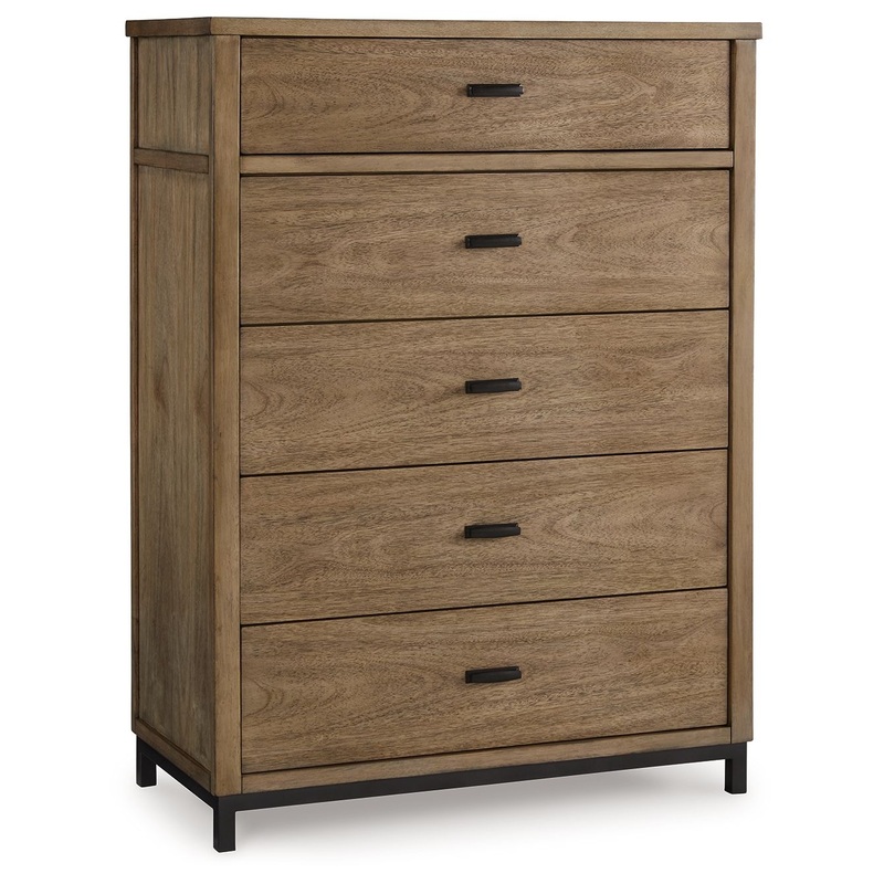 Tomtyn – Light Brown – Five Drawer Chest