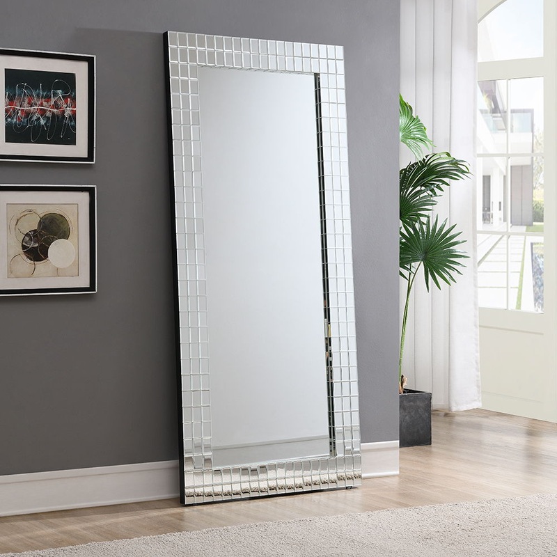 Dominic – Accent Mirror – Pearl Silver
