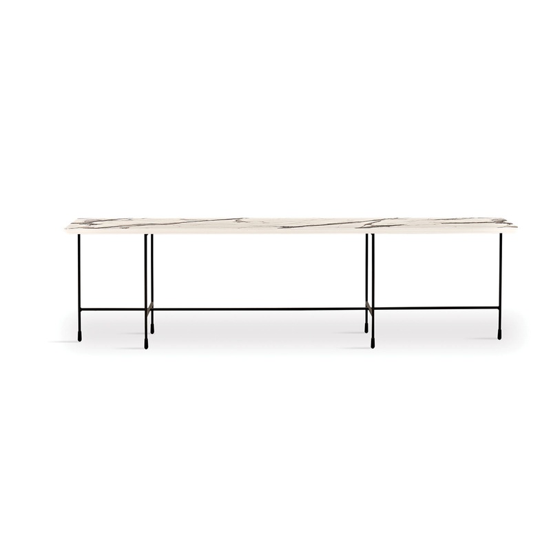 Solaro – Long Coffee Table – Marble Patterned