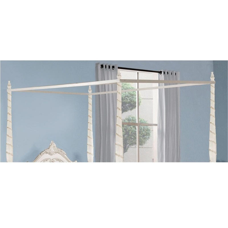 Pearl – Canopy Bed White