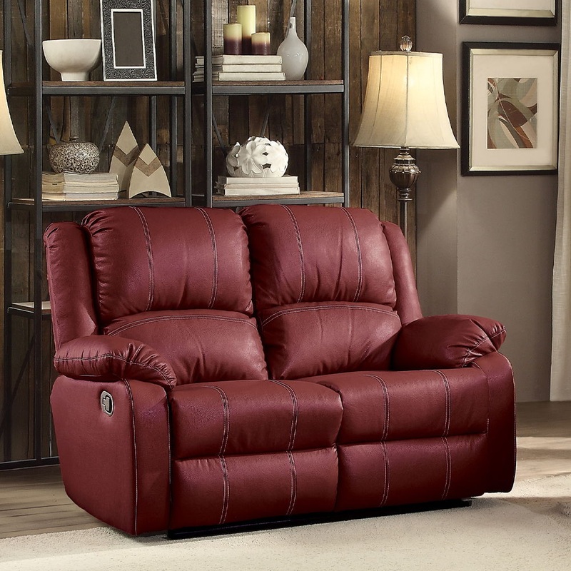 Zuriel – Motion Loveseat Red