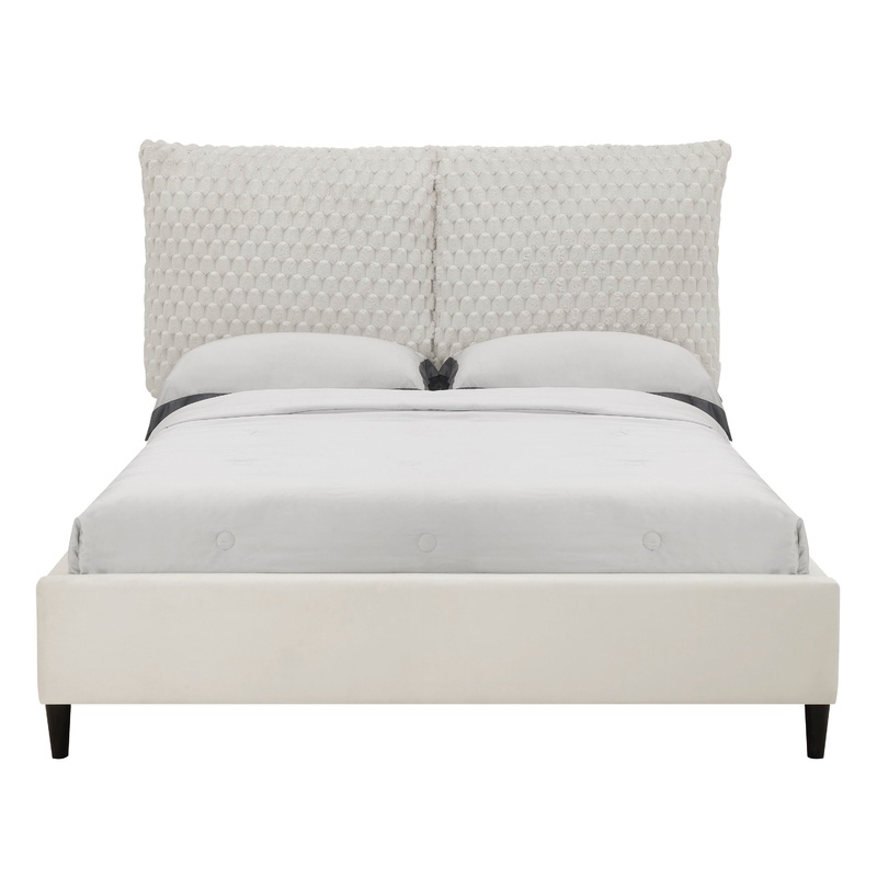 Violet – King Bed – White Dove