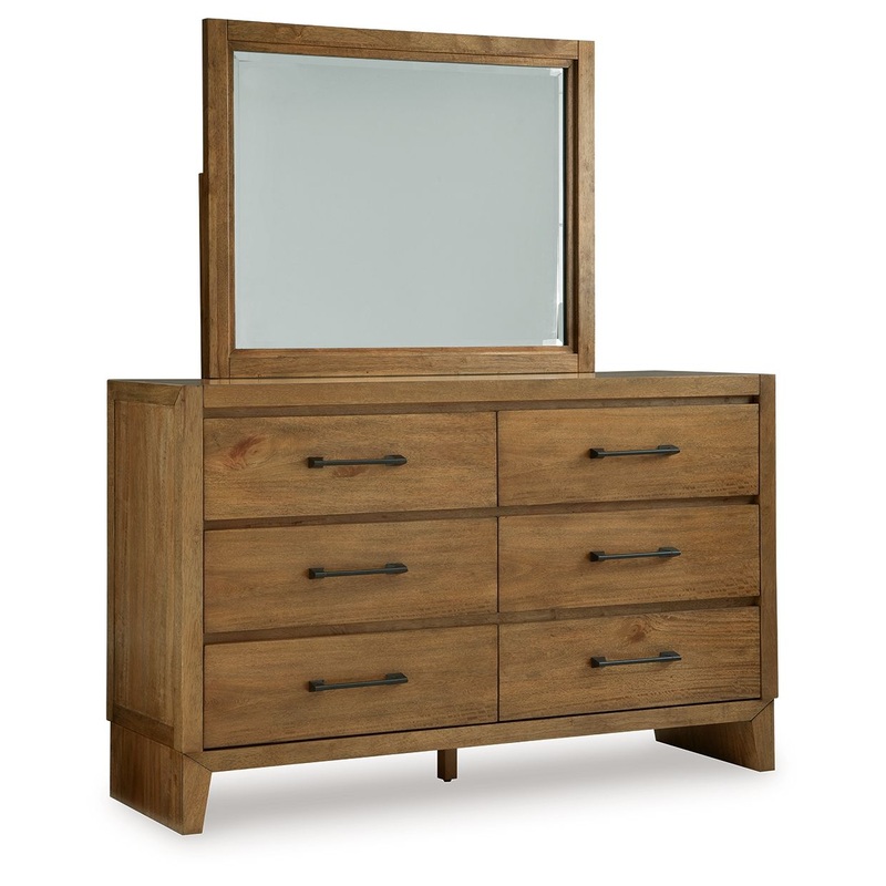 Sherbana – Light Brown – Dresser And Mirror