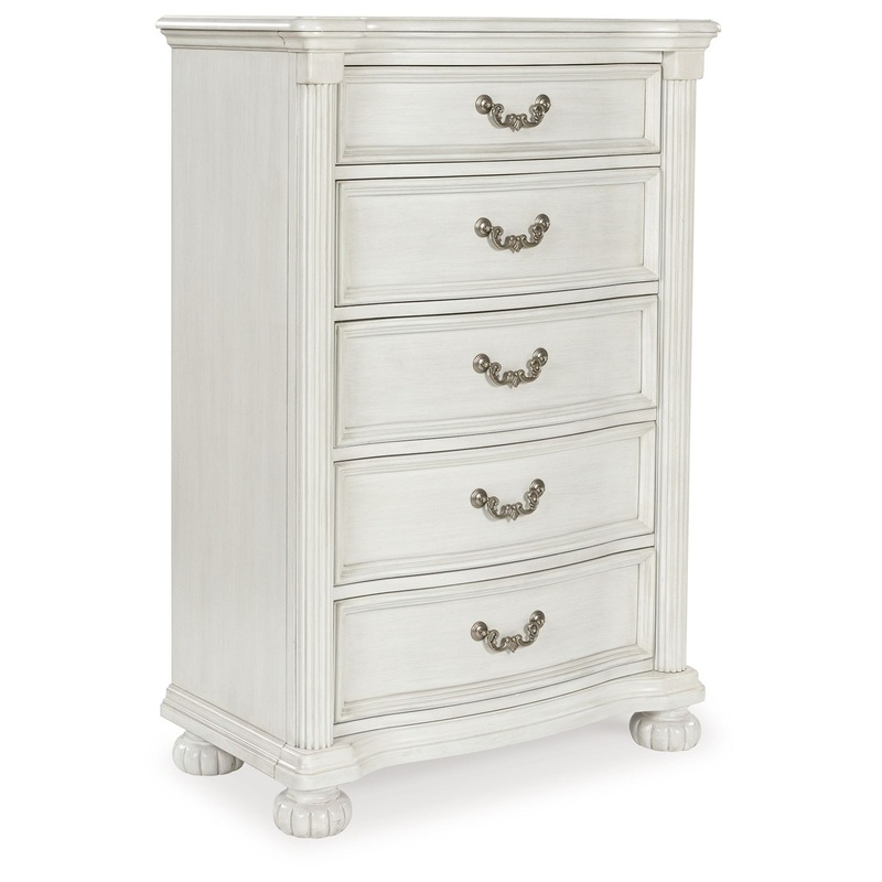 Montelaine – Antique White – Five Drawer Chest