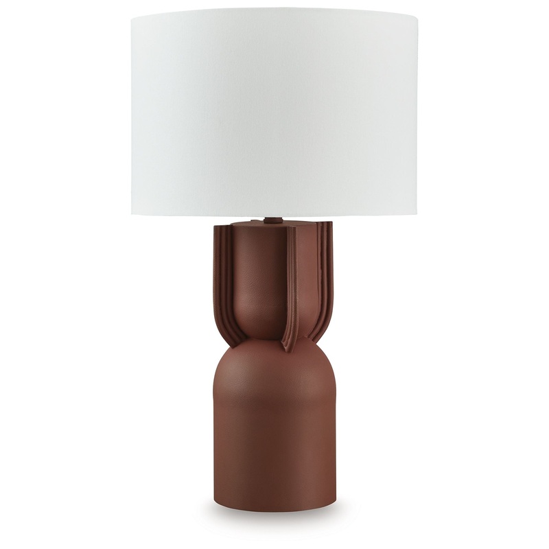 Rowandale – Brick Red – Metal Table Lamp