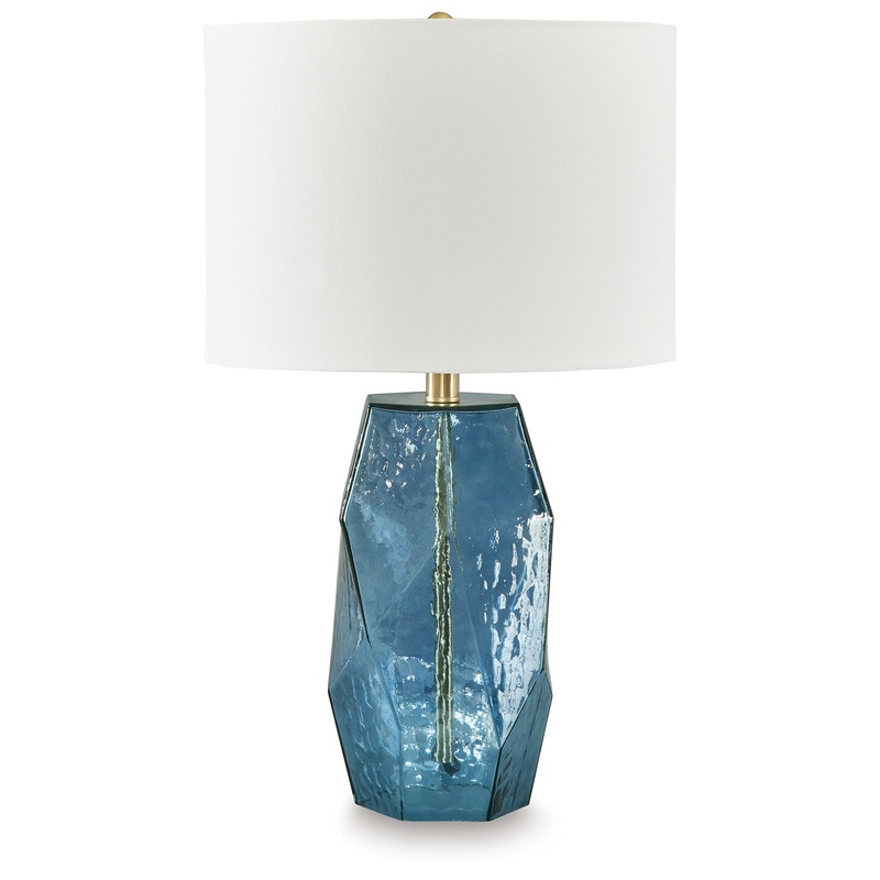 Tallow – Blue – Glass Table Lamp