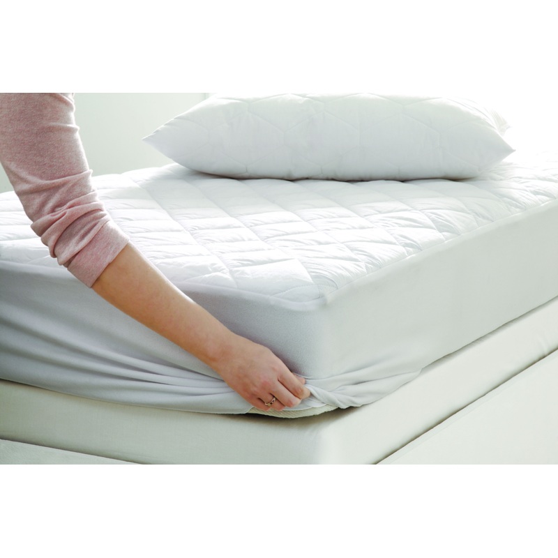 Yatas Bedding – Perle Mattress Protector White