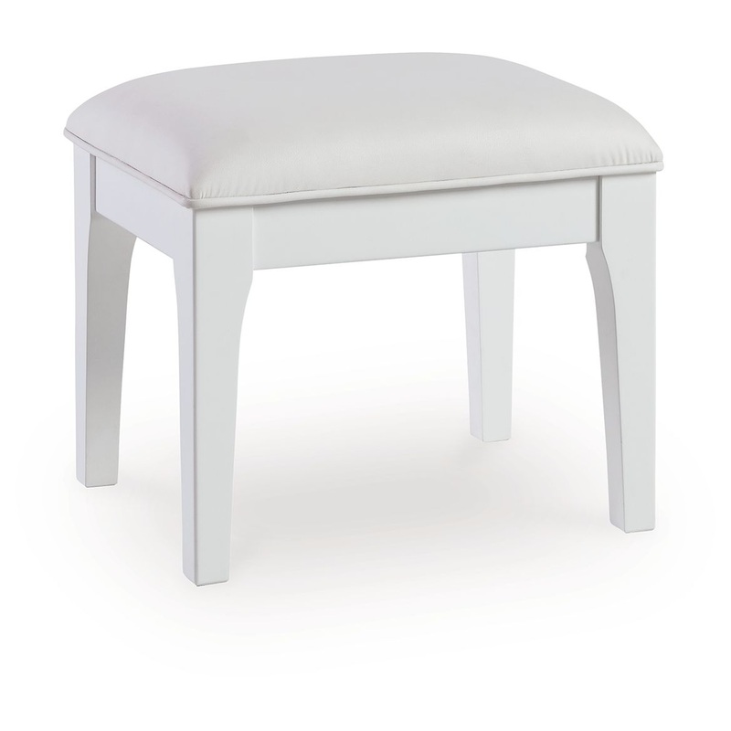 Chalanna – White – Vanity Stool