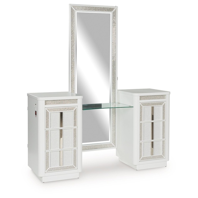 Chalanna – White – Vanity With Mirror