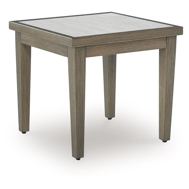 Rainier Ranch – Brown / Beige – Square End Table