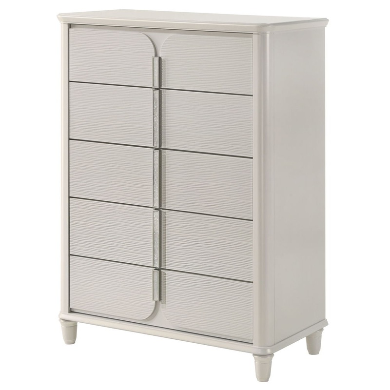 Laveda – Chest – Pearl White Finish