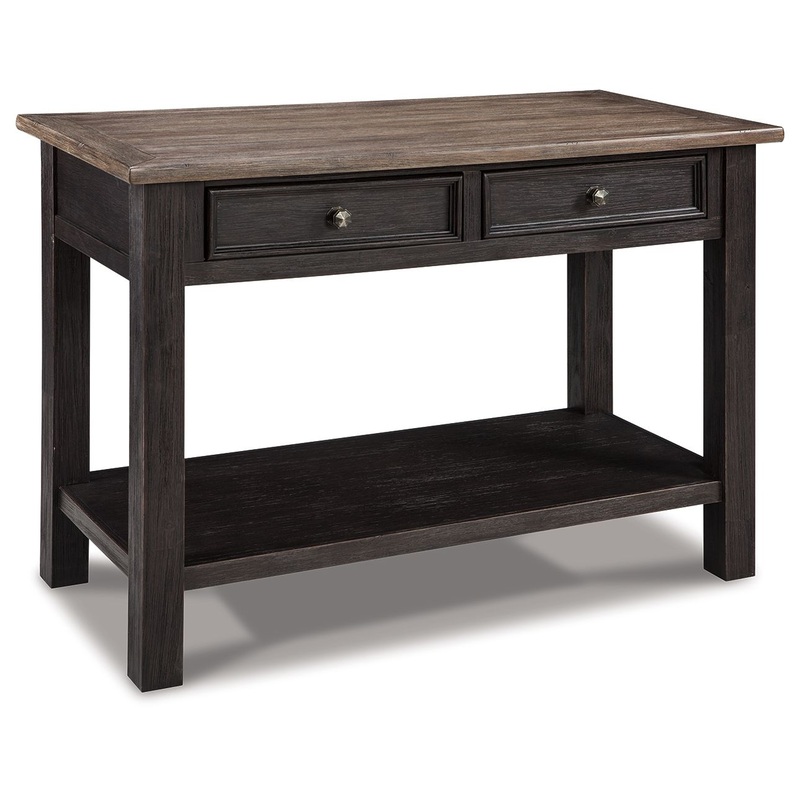 Tyler – Grayish Brown / Black – Sofa Table