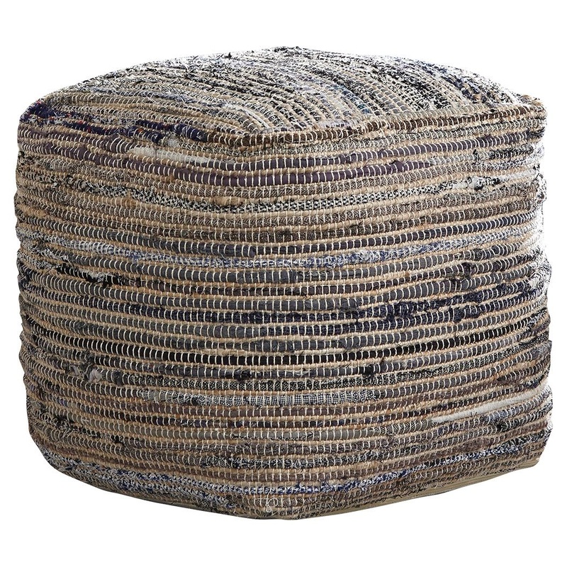 Absalom – Denim – Pouf