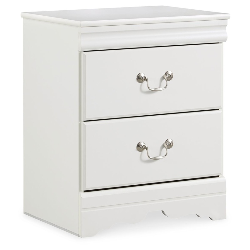 Anarasia – White – Two Drawer Night Stand