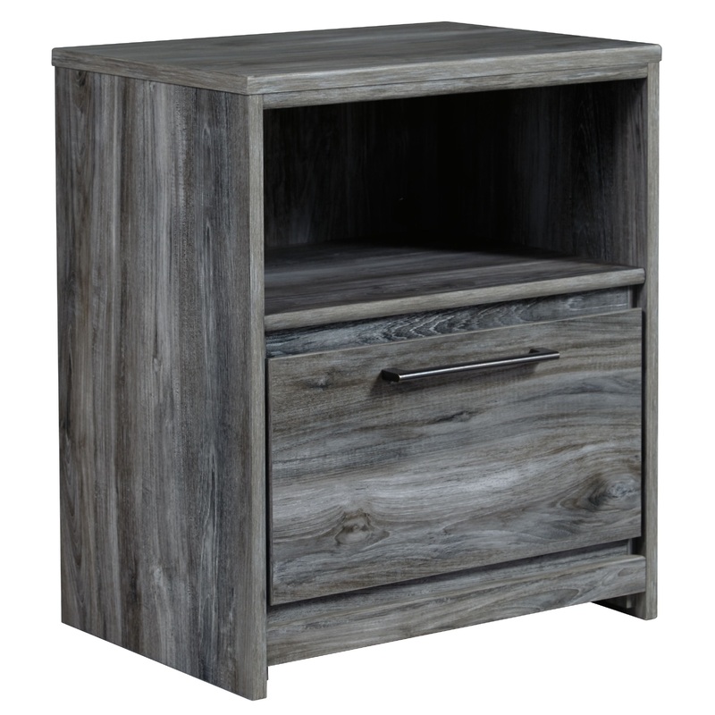 Baystorm – Gray – One Drawer Night Stand