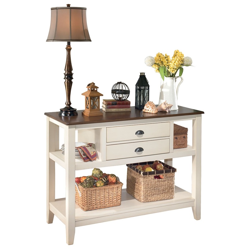 Whitesburg – Brown / Cottage White – Dining Room Server