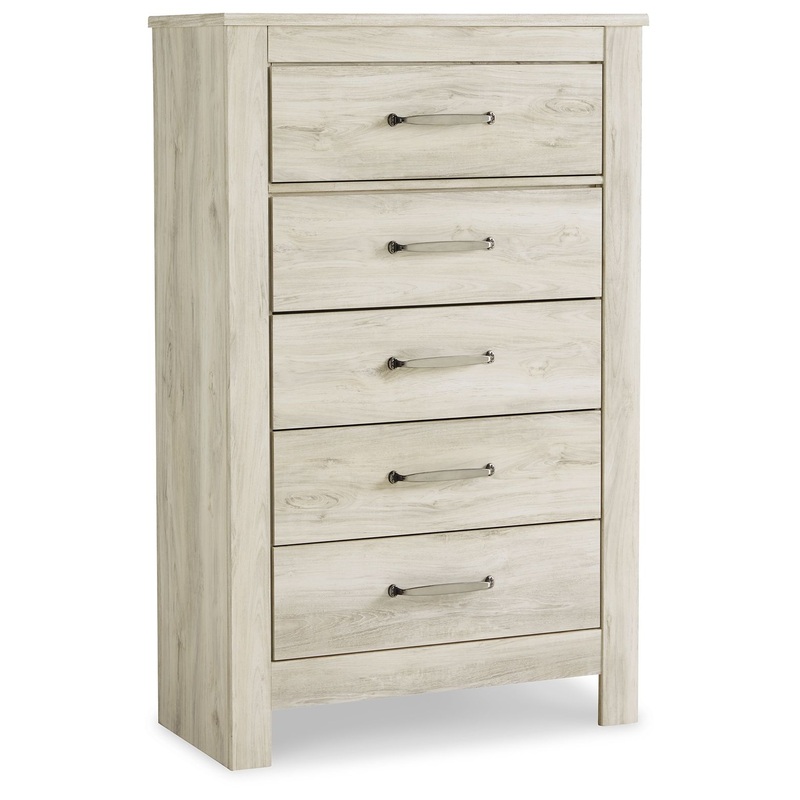 Bellaby – Whitewash – Five Drawer Chest
