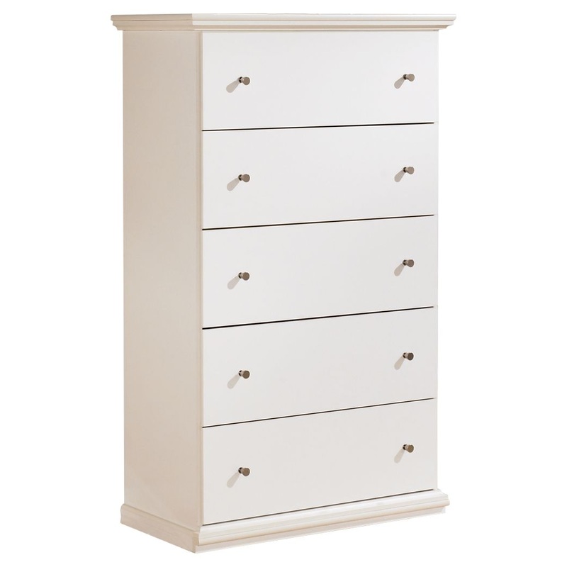 Bostwick – White – Five Drawer Chest