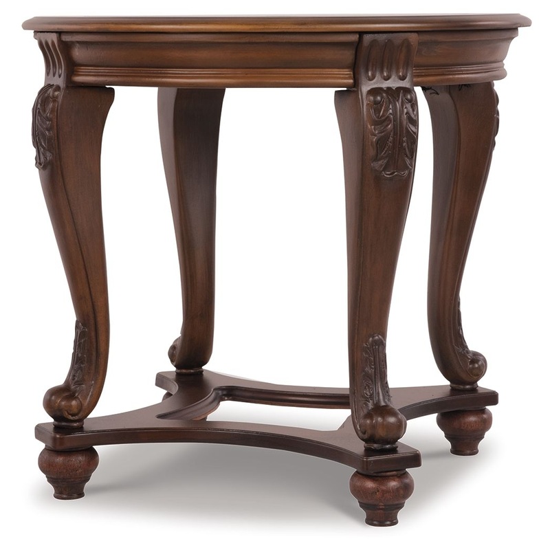 Norcastle – Dark Brown – Round End Table