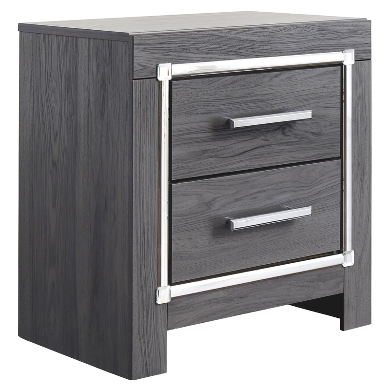 Lodanna – Gray – Two Drawer Night Stand
