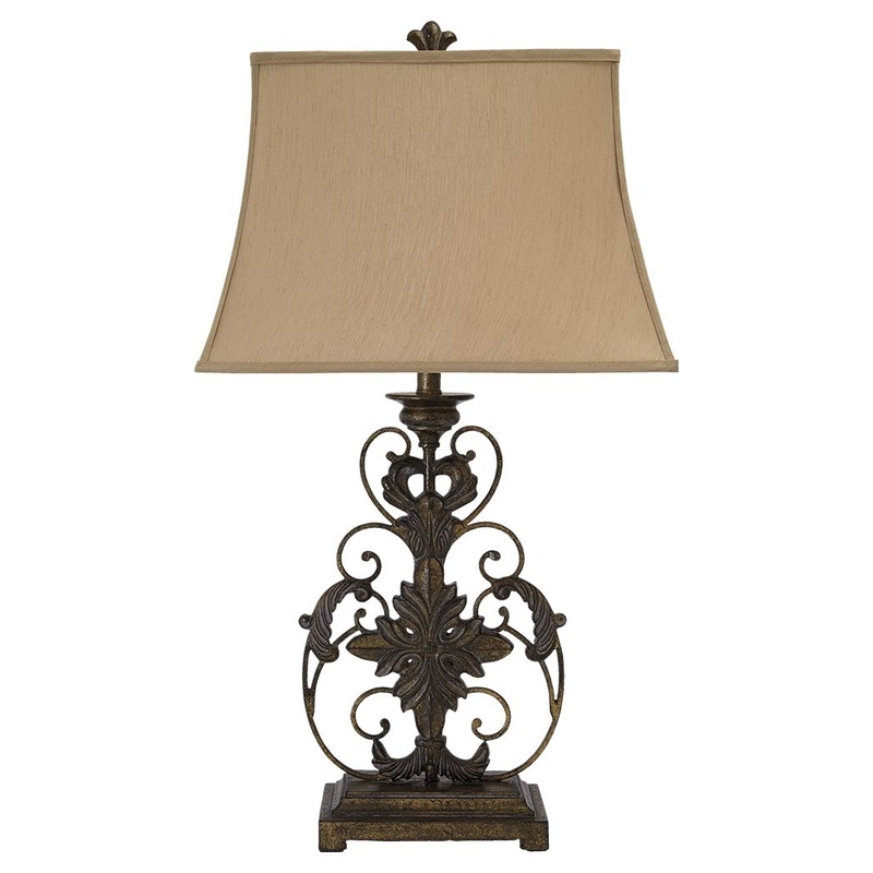 Sallee – Gold Finish – Poly Table Lamp