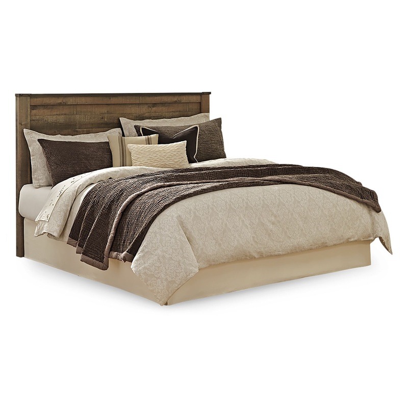 Trinell –  Panel Headboard Dark Brown