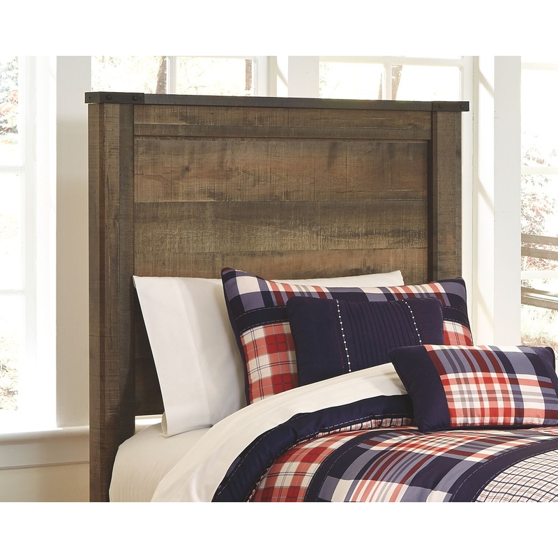 Trinell – Youth Panel Headboard Dark Brown