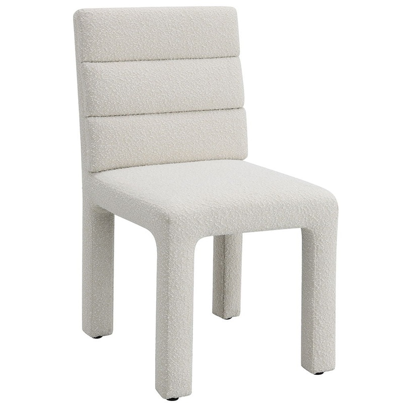 Hettie – Side Chair (Set of 2) – Beige Boucle