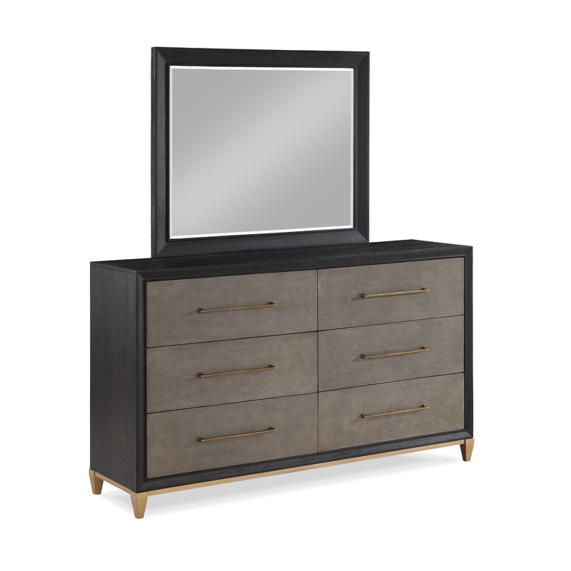 Payson – Dresser & Mirror – Black