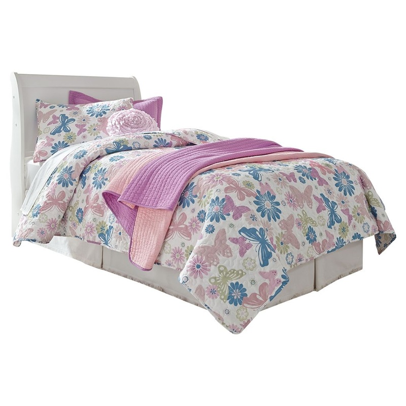 Anarasia – Sleigh Headboard White