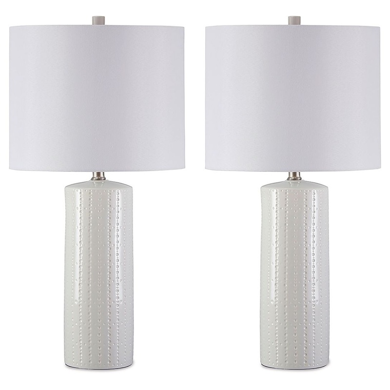 Steuben – Table Lamp White