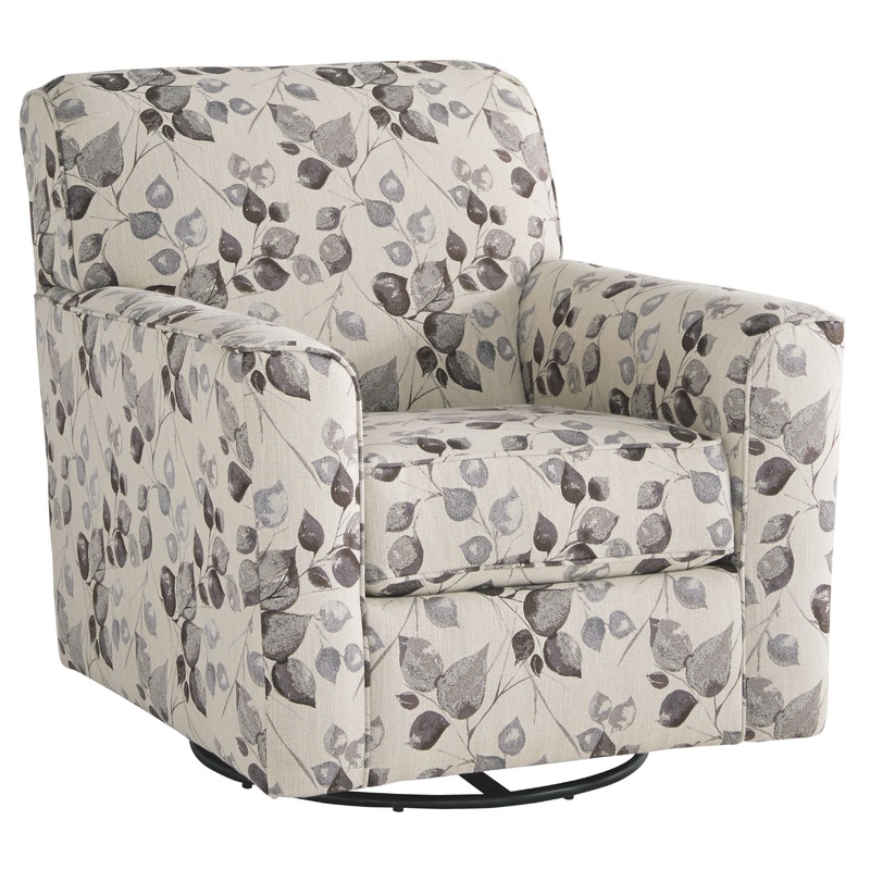Abney – Platinum – Swivel Accent Chair