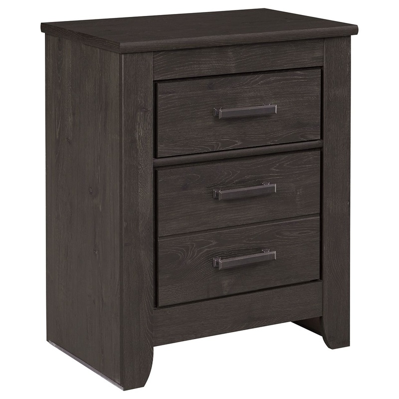 Brinxton – Charcoal – Two Drawer Night Stand