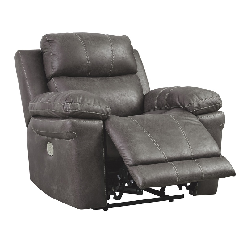 Erlangen – Dark Gray – PWR Recliner/Adj Headrest