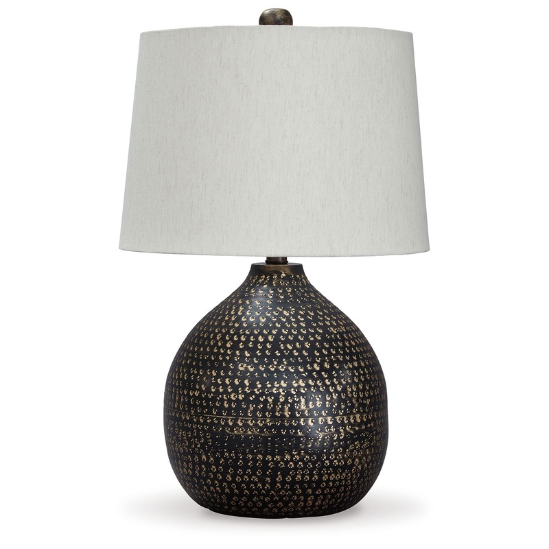 Maire – Black / Gold Finish – Metal Table Lamp