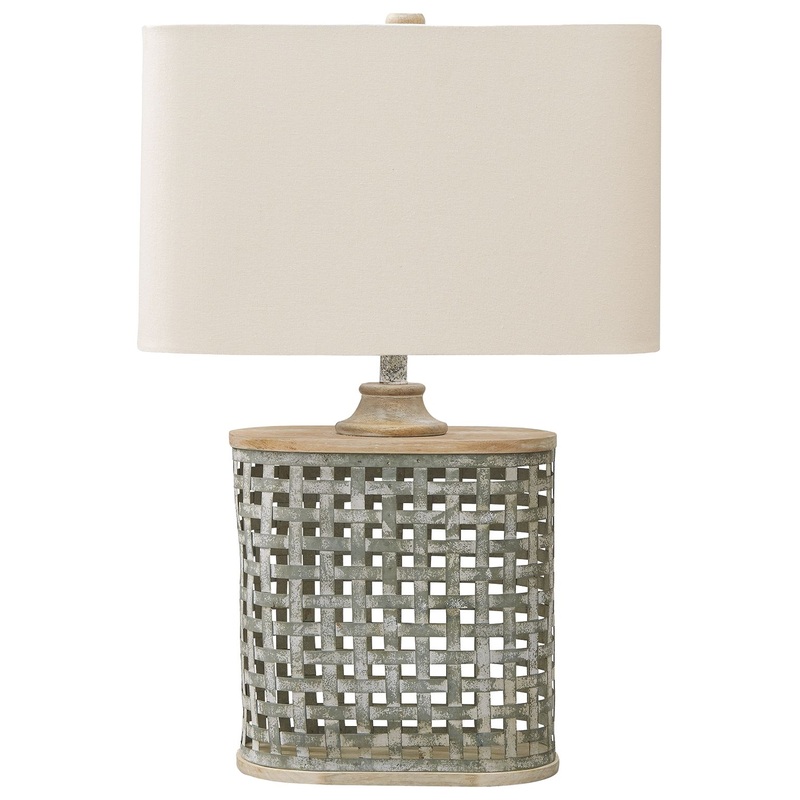 Deondra – Gray – Metal Table Lamp