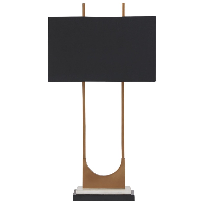 Malana – Brass Finish – Metal Table Lamp