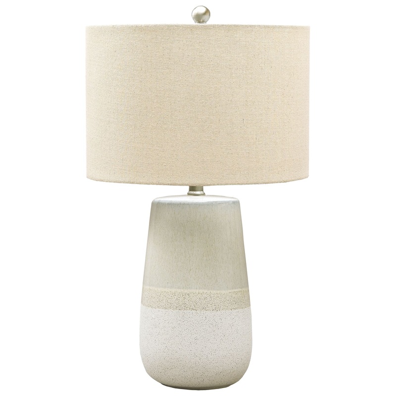 Shavon – Beige / White – Ceramic Table Lamp