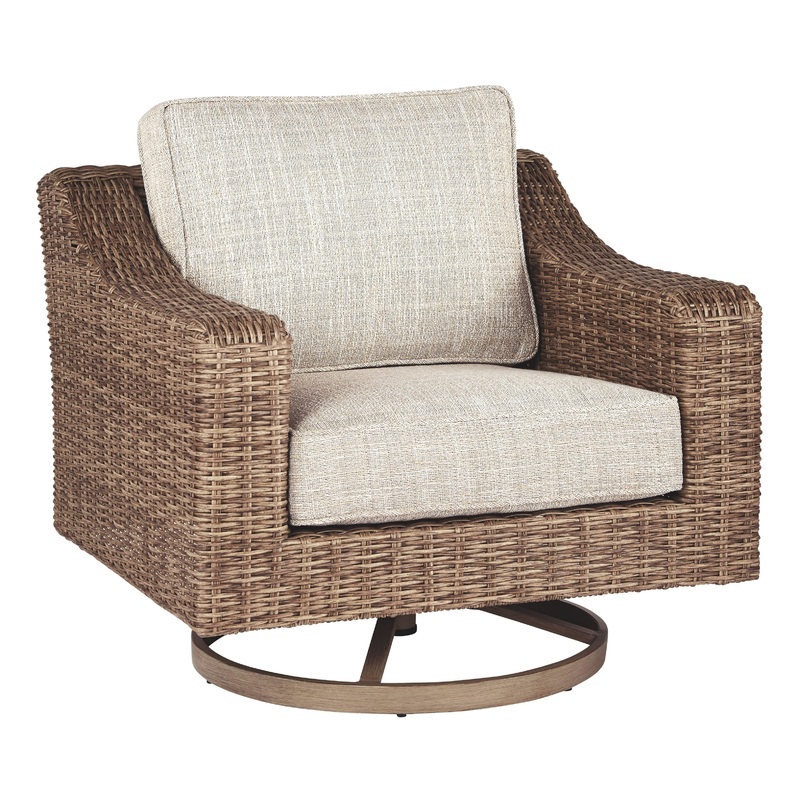 Beachcroft – Swivel Lounge Chair Beige