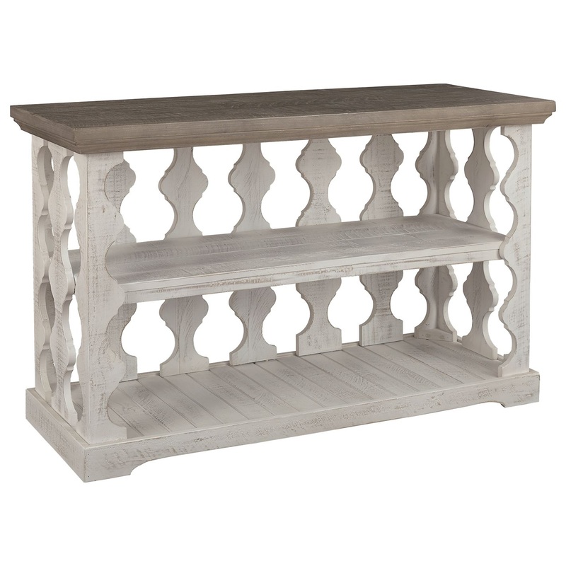 Havalance – Gray / White – Console Sofa Table