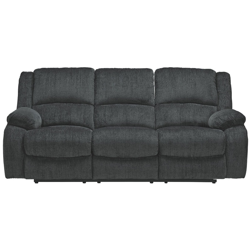 Draycoll – Reclining Sofa Dark Gray