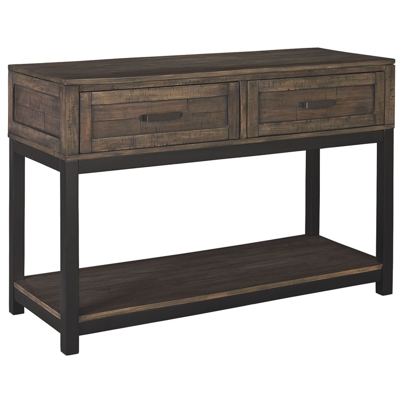 Johurst – Grayish Brown – Sofa Table